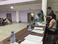 26 июля 2018г. профессиональный медиатор Заманбекова Аида выступила на семинаре нотариальной палаты г.Алматы