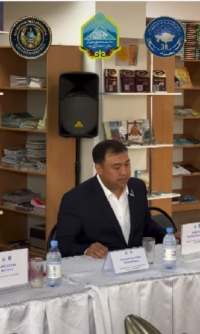 Встреча с населением Алматинской области
