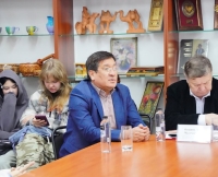 On February 12, an important meeting was held at the college with the participation of representatives of the assembly of people of Kazakhstan and public activists.